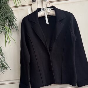 TRUTH BY REPUBLIC Classic Black Women's Sweater Blazer Size M